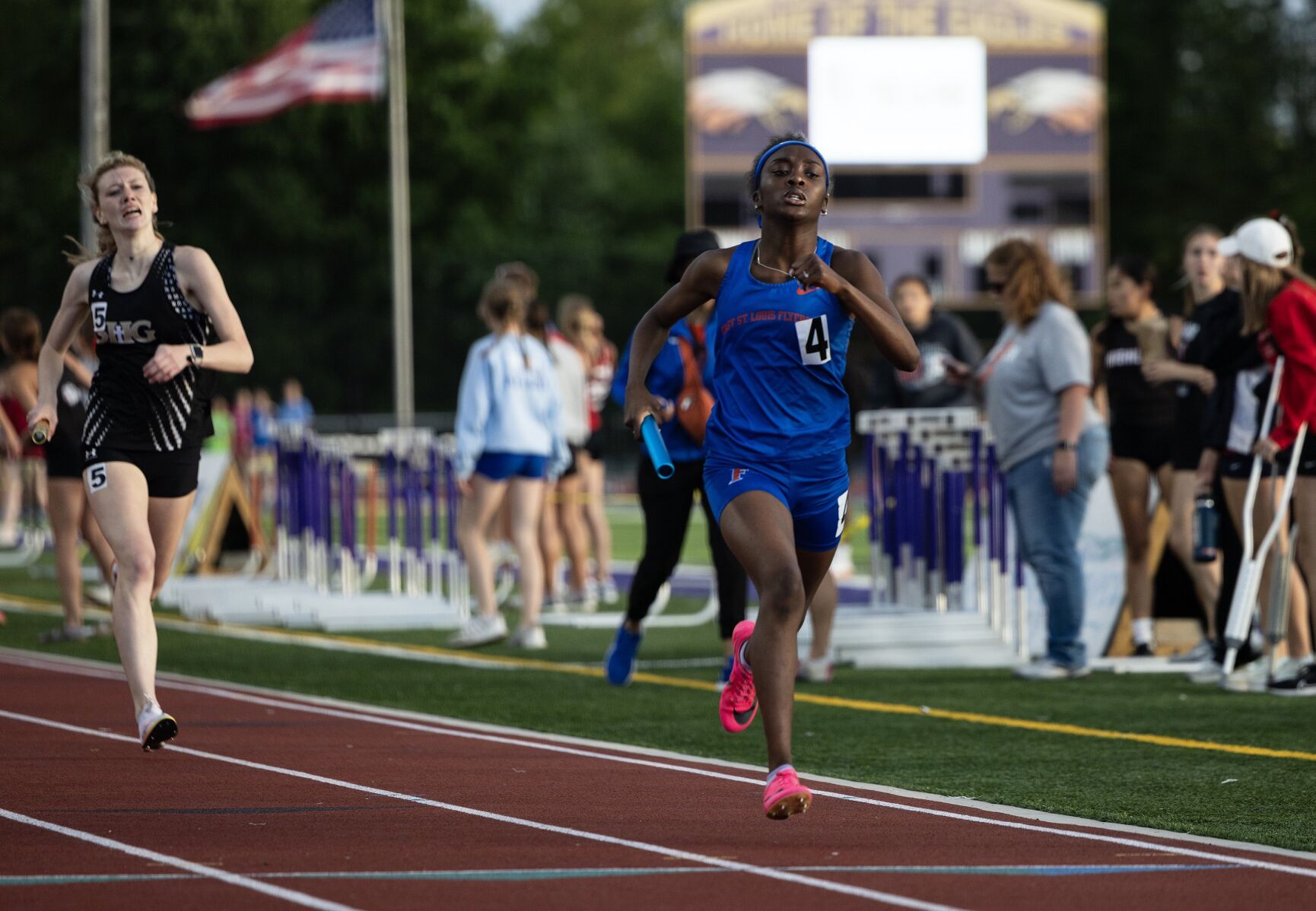 Class 2A Civic Memorial girls sectional meet